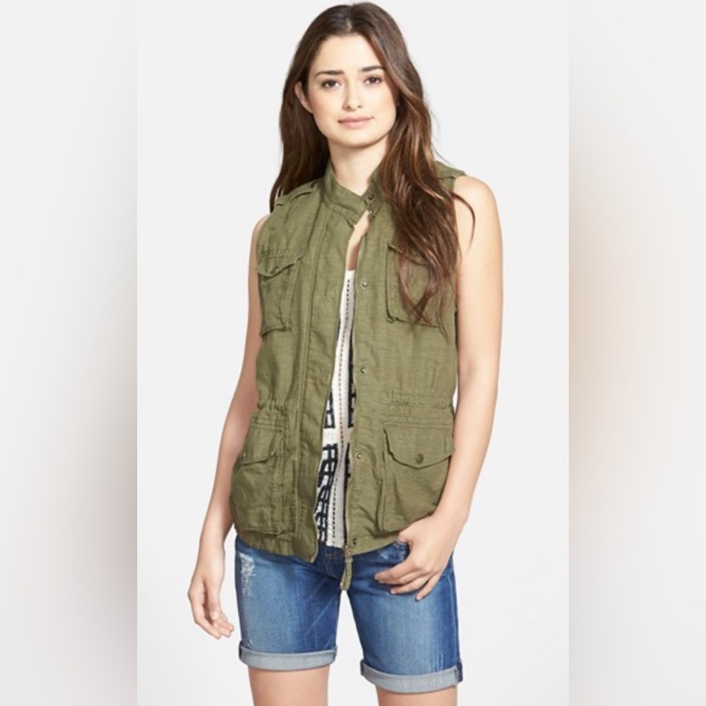 Lucky Brand | Utility Green Vest